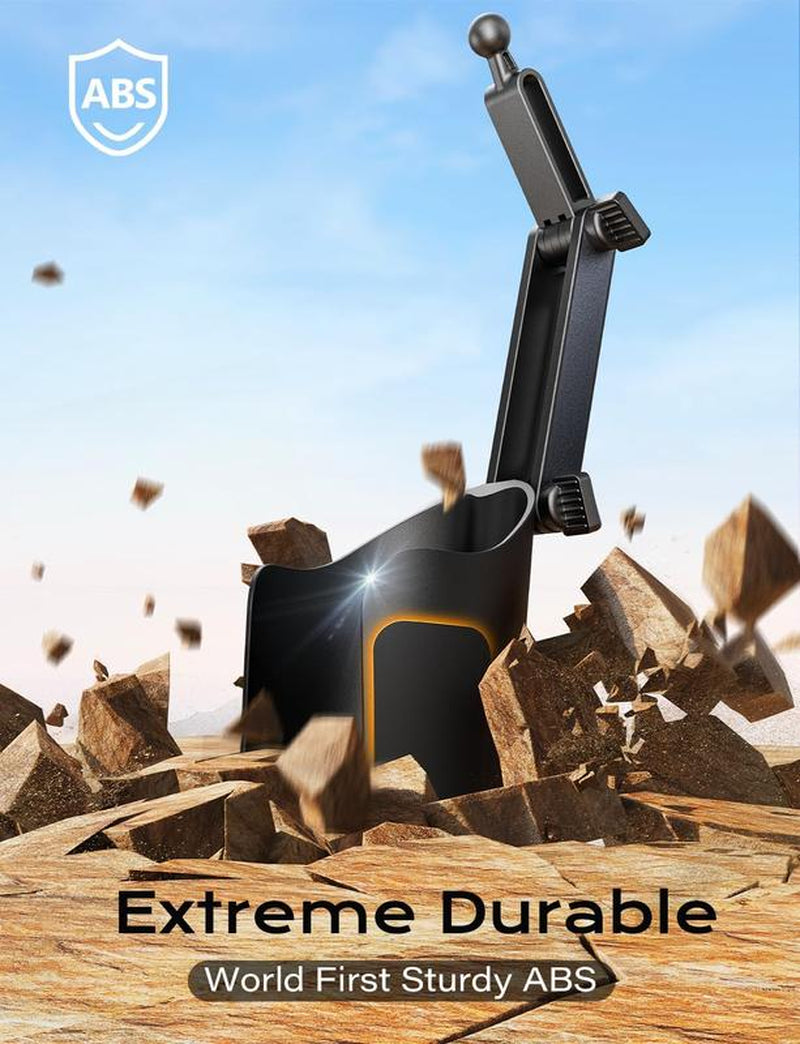 2-In-1 Cup Holder Cell Phone Holder for Your Bottle Friendly Cup Cell Phone Holder Mount for Height Adjustable Sturdy Fit 4-7 Inches Phones