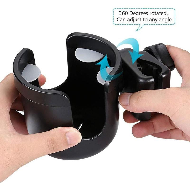 Cup Holder, Universal Cup Holder, Cup Holder, 360? Rotatable Large Caliber Drinks Holder for , , , Walker, Black